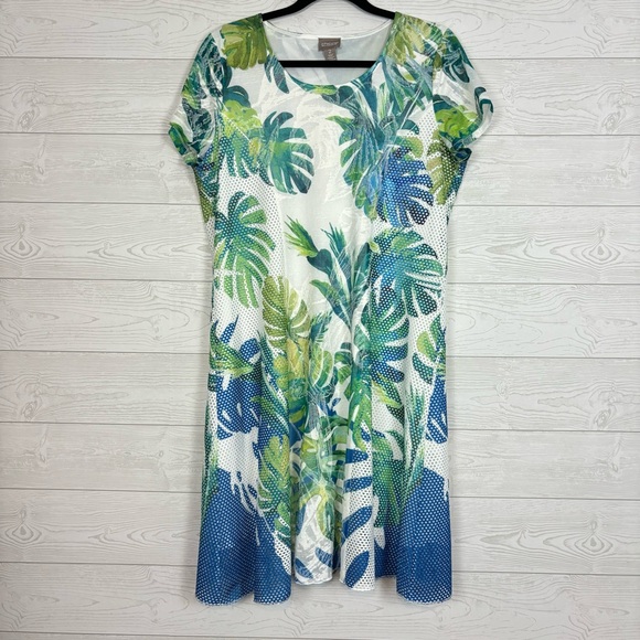 Chico's Dresses & Skirts - Chico’s Tropical Wonders Midi Dress Size 2 (Medium/12)